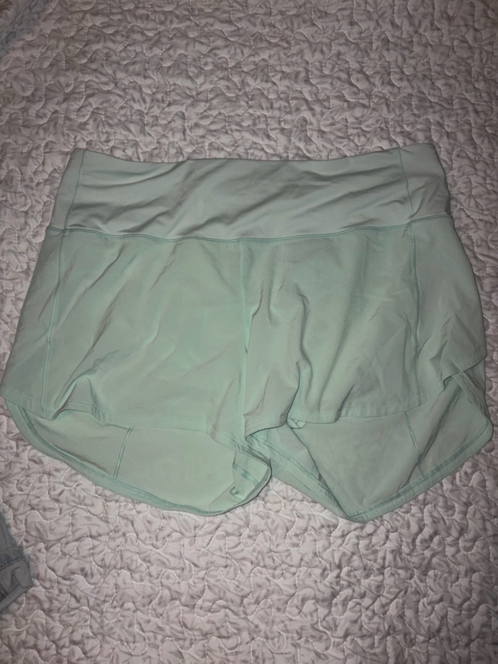 lululemon athletica Mint Layered Running Shorts